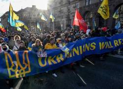 Las protestas en contra de la presencia militar rusa en sus fronteras fueron frecuentes por parte de la población de Ucrania, no obstante, en vano, puesto que Putin dio inicio el 23 de febrero del 2022 a la invasión del país.