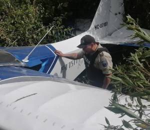 Avioneta tipo Cessna caída en Cotacachi.