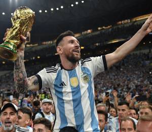 Lionel Messi, campeón del Mundial Catar 2022.