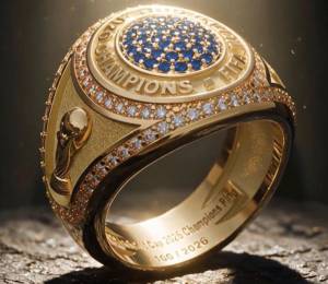 Diseño del anillo que recibirá el campeón del Mundial 2026.
