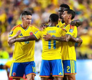 Jugadores de la selección Colombia durante el Mundial 2026.