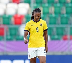 Doménica Arboleda, jugadora de la selección ecuatoriana.
