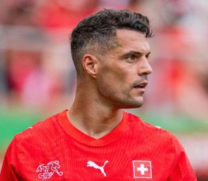 Granit Xhaka, capitán de la selección Suiza.