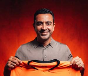 Xavi Hernández, director técnico de Países Bajos.