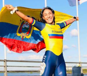 Gabriela Vargas, patinadora ecuatoriana.