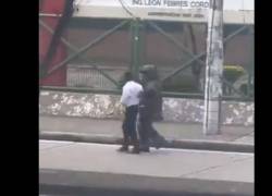 VIDEO: Así retiraron el chaleco con explosivos embalado a un ciudadano en Sauces 9