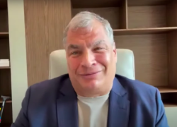 Rafael Correa se refiere a las próximas elecciones presidenciales en Ecuador.
