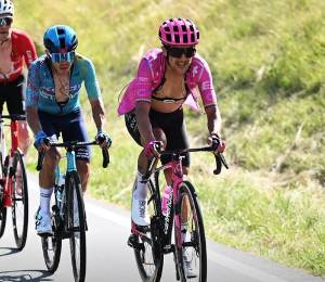 Richard Carapaz, durante el Tour de Suiza.