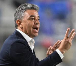 Marcelo Gallardo, director técnico de Ecuador.