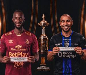 Anderson Angulo es jugador de Deportes Tolima, mientras que Juniors Sornoza es jugador de Independiente del Valle.
