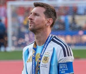 Lionel Messi luego de jugar la final de Mundial 2026 con Argentina.