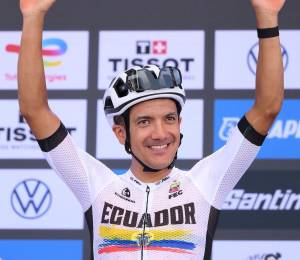 Richard Carapaz, ciclista ecuatoriano.