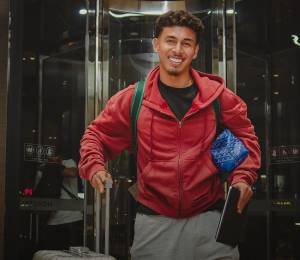 Jeremy Sarmiento, jugador de la selección Ecuador.