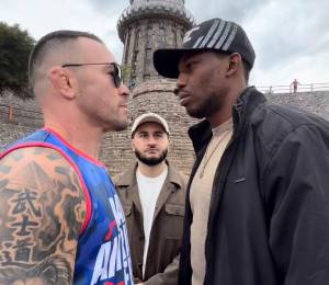 Colby Covington junto a Mayton Perea.
