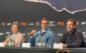 Brad Pitt en el festival Santa Sebastián.