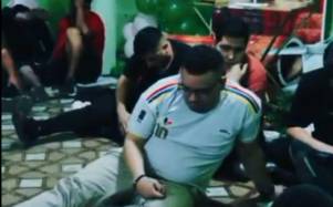 La narcofiesta fue organizada para celebrar el cumpleaños de alias Cheo.