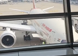 Avión de Air India accidentado este jueves 12 de junio.