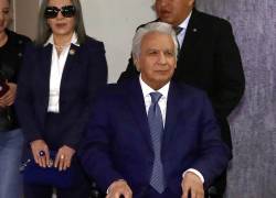 Arribo del expresidente de Ecuador, Lenín Moreno, para la audiencia de juicio del caso Sinohydro.