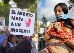 Manifestaciones a favor y en contra del aborto por violación en Ecuador