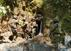 Operativo zona minera de El Chical, Tulcán.