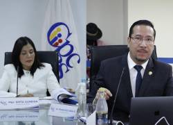 Sofía Almeida y Hernán Ulloa se disputan la Presidencia del CPCCS.