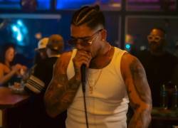 Fotografía del cantante colombiano B King.