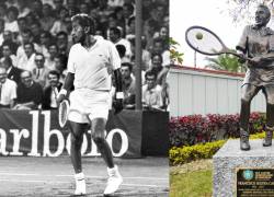 El mejor tenista de la década de los 50, el ecuatoriano Francisco Olegario Segura Cano, hoy cuenta con su propio monumento