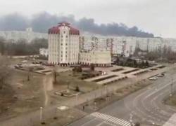 Más temprano se reportaron combates en la ciudad de Enerhodar, donde se ubica la planta nuclear de Zaporiyia