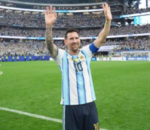 Lionel Messi, jugador de la selección argentina.