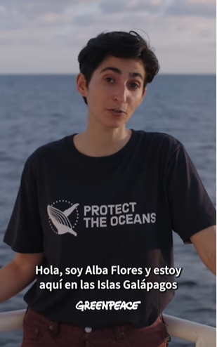 $!La actriz española grabó un video hablando de la reserva marina de Galápagos.