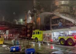 Petroecuador aseguró que la situación en la Refinería de Esmeraldas está controlada.