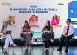 Especialistas del panel Transformando la educación a través de la tecnología y la innovación.