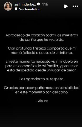 $!Hijas y viudo de Michel no se han pronunciado públicamente.