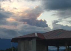 Este domingo se registró un aumento de la energía del tremor del volcán.