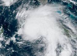 Esta imagen satelital de la RAMMB de la Administración Nacional Oceánica y Atmosférica (NOAA) muestra el huracán Ida (C).