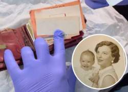 Hija recupera la billetera que su madre fallecida había perdido hace 65 años