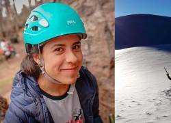 “Ni miedos, ni certezas”: joven ecuatoriana alcanza la cumbre del Chimborazo sin experiencia en montañismo