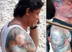 Sylvester Stallone se divorcia y cubre el tatuaje del rostro de su esposa