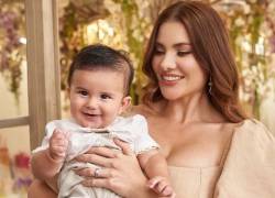 Constanza Báez nos presenta a su bebé Dante