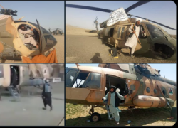 Helicópteros Black Hawk en poder de los talibanes.