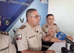 Rueda de prensa de la Policía.