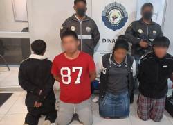 La Policía destacó 1ue se logró identificar a los presuntos responsables dentro del tiempo de flagrancia.