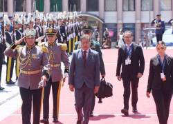 Gustavo Petro llegó con retraso a la ceremonia de posesión del Presidente de Ecuador, Daniel Noboa, el 24 de Mayo de 2025.