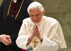 El papa emérito Benedicto XVI, teólogo alemán que asumió su cargo desde el 2005 hasta el 2013.