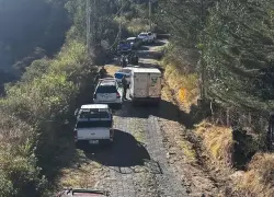 Cadáver hallado cerca de la quebrada de Guápulo.