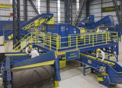 La planta recuperadora de residuos de Novacero tiene una capacidad para procesar 4,5 toneladas por hora.