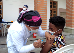 Un total de 94.410 dosis de vacuna contra tosferina y fiebre amarilla han sido aplicadas en la última semana epidemiológica en todo el país.