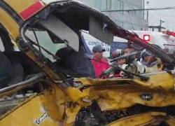 Condenan a conductor ebrio que ocasionó accidente mortal contra bus escolar en Santo Domingo