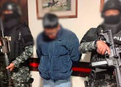 Fotografía del presunto narcotraficante detenido en Cuenca.