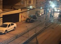 Imagen que muestra el vehículo y vivienda afectados (C).